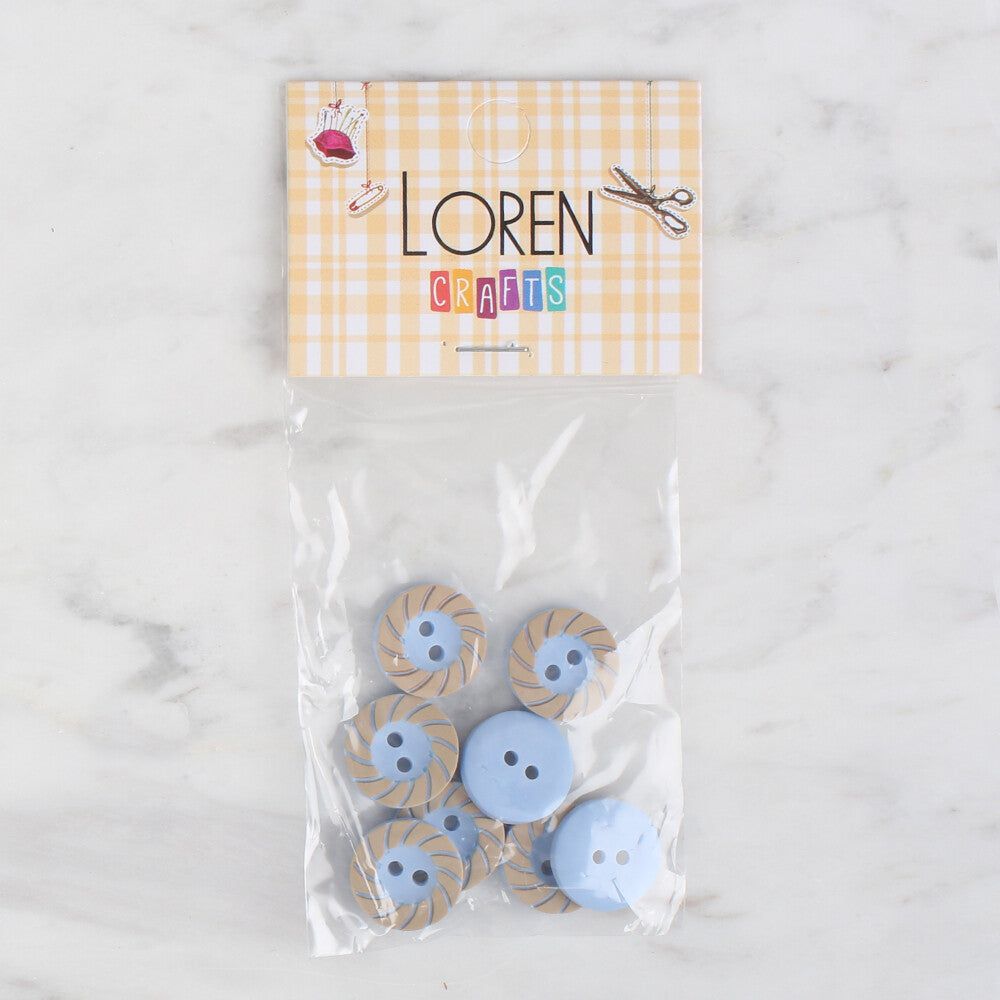 Loren Crafts 8'li açık mavi - 350